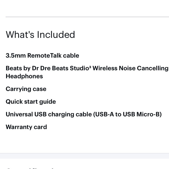 Beats by Dre Studio3 Wireless Over Ear Headphones - Picture 4 of 12